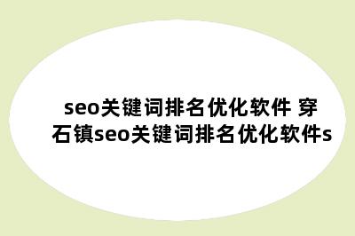 seo关键词排名优化软件 穿石镇seo关键词排名优化软件s